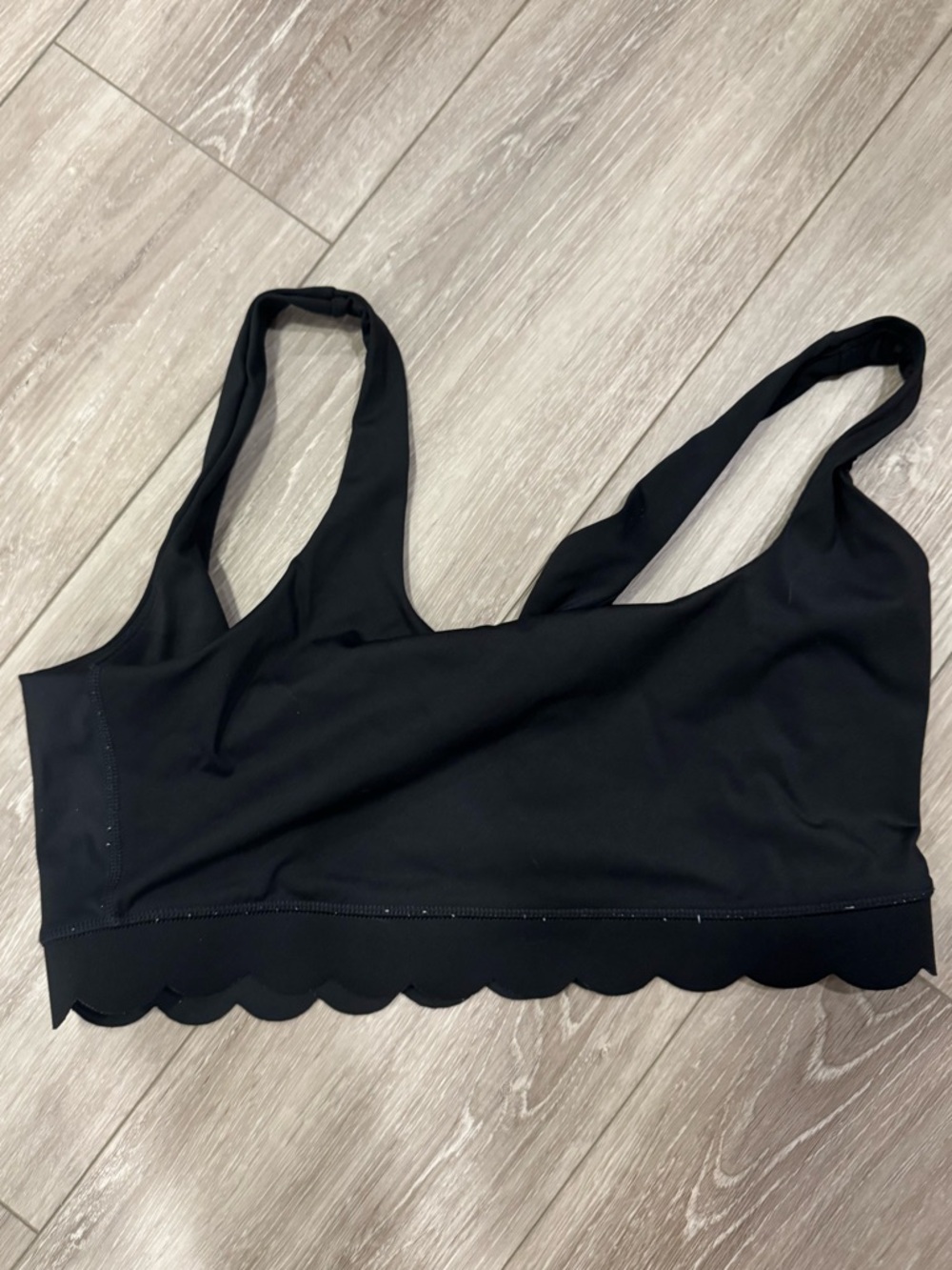 Target Joy Lab Black Scallop-Edge Bralette XXL